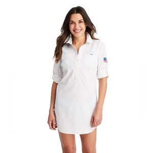 Vineyard Vines Original Harbor Cover-Up shirt dress 8
